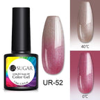 2022 NEW Purple Gel Nail Polish UV Color Changing Gel Nail Polish Stylish Three Layer Effect For Womens Stevvex