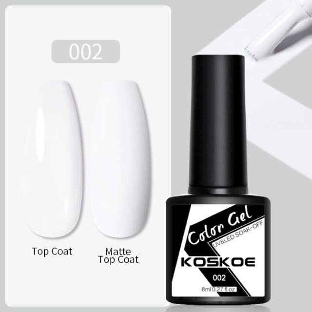 Womens Glossy Colorful 8ml Nail Gel Polish Permanent UV LED Summer Winter High Quality Fashion Design Stevvex