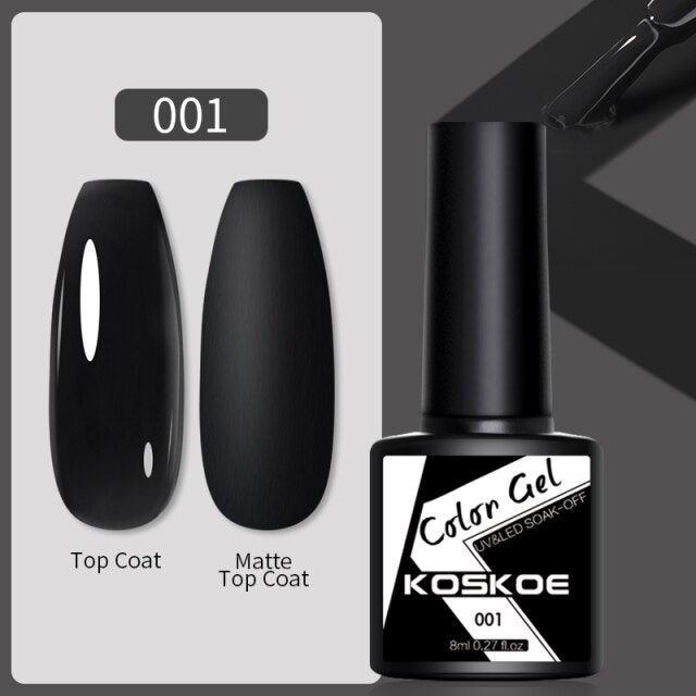 Womens Glossy Colorful 8ml Nail Gel Polish Permanent UV LED Summer Winter High Quality Fashion Design Stevvex