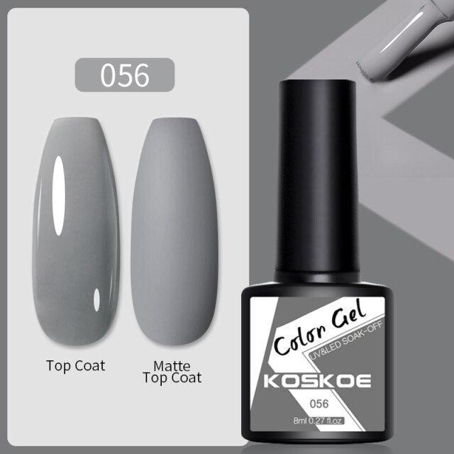 Womens Glossy Colorful 8ml Nail Gel Polish Permanent UV LED Summer Winter High Quality Fashion Design Stevvex