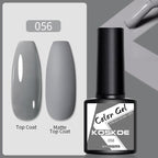 Womens Glossy Colorful 8ml Nail Gel Polish Permanent UV LED Summer Winter High Quality Fashion Design Stevvex