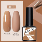 Womens Glossy Colorful 8ml Nail Gel Polish Permanent UV LED Summer Winter High Quality Fashion Design Stevvex