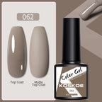 Womens Glossy Colorful 8ml Nail Gel Polish Permanent UV LED Summer Winter High Quality Fashion Design Stevvex