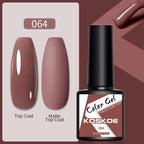 Womens Glossy Colorful 8ml Nail Gel Polish Permanent UV LED Summer Winter High Quality Fashion Design Stevvex