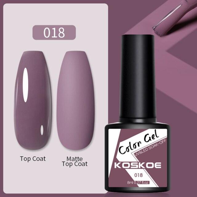 Womens Glossy Colorful 8ml Nail Gel Polish Permanent UV LED Summer Winter High Quality Fashion Design Stevvex