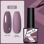 Womens Glossy Colorful 8ml Nail Gel Polish Permanent UV LED Summer Winter High Quality Fashion Design Stevvex