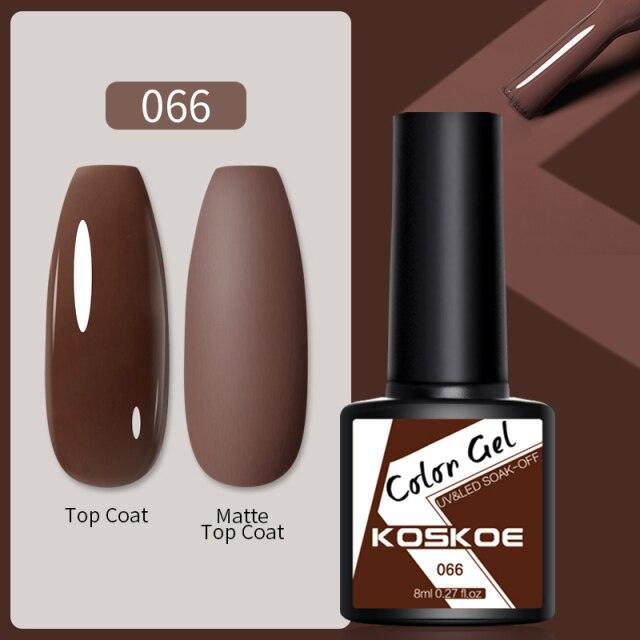 Womens Glossy Colorful 8ml Nail Gel Polish Permanent UV LED Summer Winter High Quality Fashion Design Stevvex