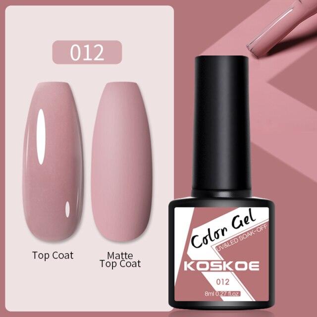 Womens Glossy Colorful 8ml Nail Gel Polish Permanent UV LED Summer Winter High Quality Fashion Design Stevvex