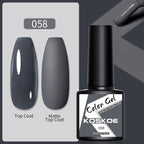 Womens Glossy Colorful 8ml Nail Gel Polish Permanent UV LED Summer Winter High Quality Fashion Design Stevvex