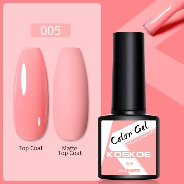 Womens Glossy Colorful 8ml Nail Gel Polish Permanent UV LED Summer Winter High Quality Fashion Design Stevvex