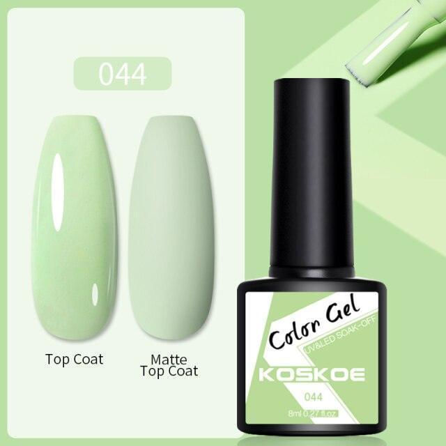 Womens Glossy Colorful 8ml Nail Gel Polish Permanent UV LED Summer Winter High Quality Fashion Design Stevvex