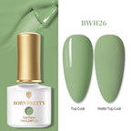2022 Elegant Pretty Womens Orange 6ml Gel Nail Polish Summer UV LED Stylish Glossy and Matte Professional Home Nail Design For Women