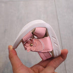 Children's Shoes Summer Style Sandals Girls Princess Beautiful Flower Shoes Kids Flat Sandals Baby Girl Girls Strappy Sandals With Flowers Open-Toe Dress Sandals Beautiful Outdoor Party Sandals Stevvex