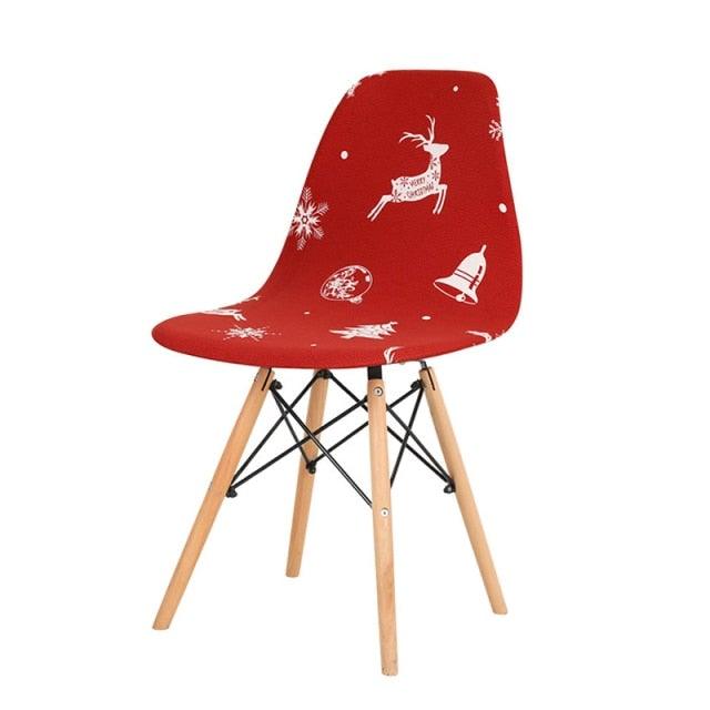 Avangarde Style  Printed Seat Cover For Shell Chair Armless Shell Chair Cover Banquet Home Slipcover Elastic Removable Stretch High Back For Sofa Armchairs Stevvex