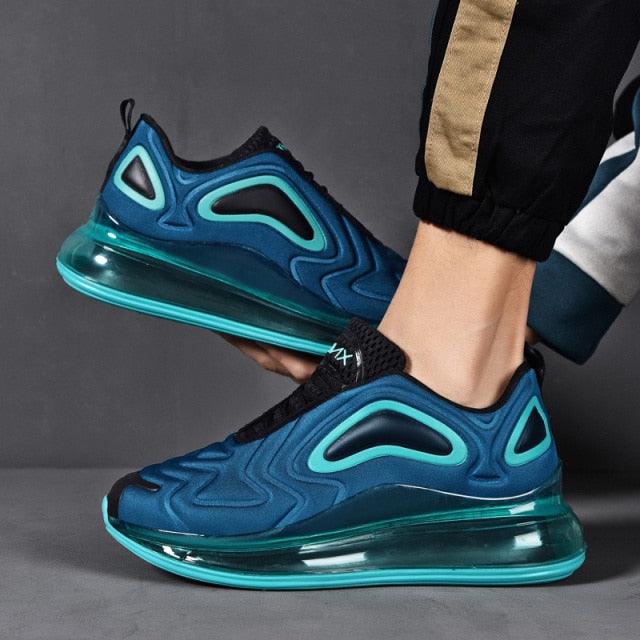 Elegant Mens Running Sport Air Cushion Outdoor Training Sneakers High Heels Design Breathable Mesh Athletic Luxury Design Non Slip Tennis Sport Athletic Walking Sneakers Stevvex