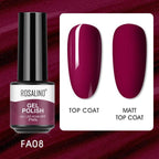 Luxury Womens Pink Shiny Nail Gel Polish Varnish Permanent UV Gel Popular High Quality Colorful Nail Polish Stevvex