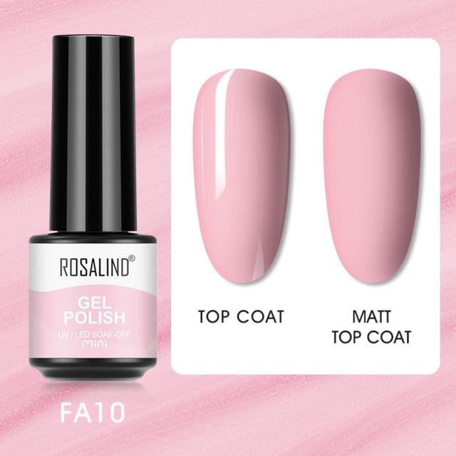 Luxury Womens Pink Shiny Nail Gel Polish Varnish Permanent UV Gel Popular High Quality Colorful Nail Polish Stevvex