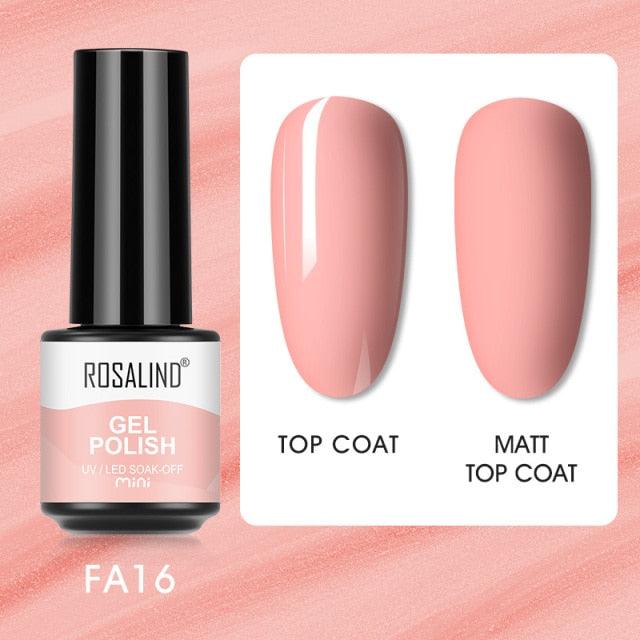 Luxury Womens Pink Shiny Nail Gel Polish Varnish Permanent UV Gel Popular High Quality Colorful Nail Polish Stevvex
