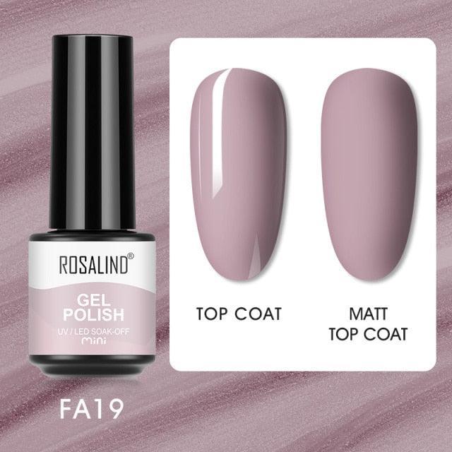 Luxury Womens Pink Shiny Nail Gel Polish Varnish Permanent UV Gel Popular High Quality Colorful Nail Polish Stevvex