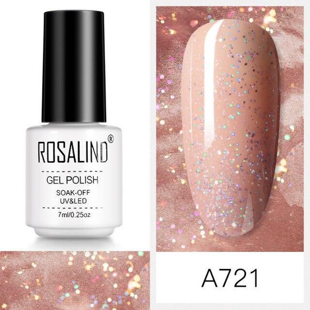 Luxury Womens Pink Shiny Nail Gel Polish Varnish Permanent UV Gel Popular High Quality Colorful Nail Polish Stevvex