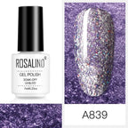 Luxury Womens Pink Shiny Nail Gel Polish Varnish Permanent UV Gel Popular High Quality Colorful Nail Polish Stevvex