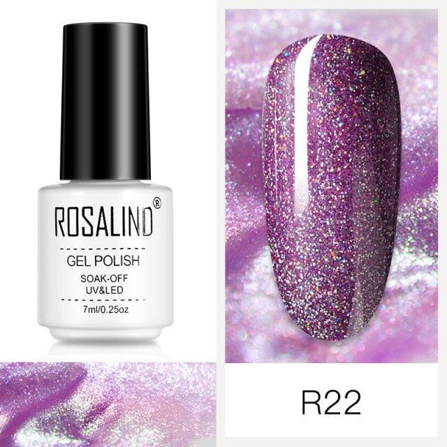 Luxury Womens Pink Shiny Nail Gel Polish Varnish Permanent UV Gel Popular High Quality Colorful Nail Polish Stevvex