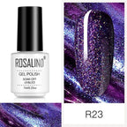 Luxury Womens Pink Shiny Nail Gel Polish Varnish Permanent UV Gel Popular High Quality Colorful Nail Polish Stevvex