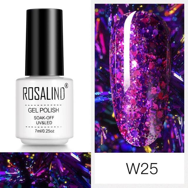 Luxury Womens Pink Shiny Nail Gel Polish Varnish Permanent UV Gel Popular High Quality Colorful Nail Polish Stevvex