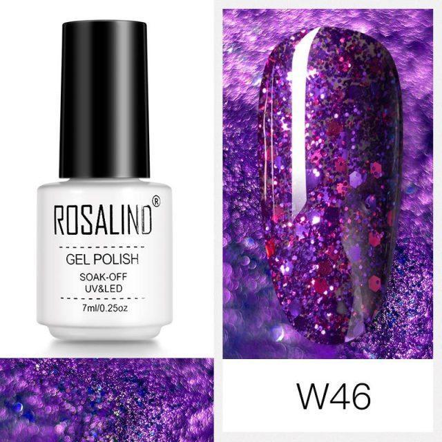 Luxury Womens Pink Shiny Nail Gel Polish Varnish Permanent UV Gel Popular High Quality Colorful Nail Polish Stevvex