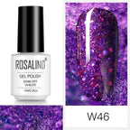 Luxury Womens Pink Shiny Nail Gel Polish Varnish Permanent UV Gel Popular High Quality Colorful Nail Polish Stevvex