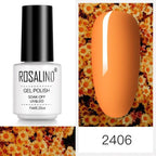 Luxury Womens Pink Shiny Nail Gel Polish Varnish Permanent UV Gel Popular High Quality Colorful Nail Polish Stevvex