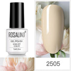 Luxury Womens Pink Shiny Nail Gel Polish Varnish Permanent UV Gel Popular High Quality Colorful Nail Polish Stevvex