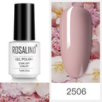 Luxury Womens Pink Shiny Nail Gel Polish Varnish Permanent UV Gel Popular High Quality Colorful Nail Polish Stevvex