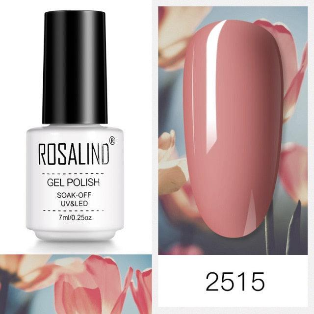 Luxury Womens Pink Shiny Nail Gel Polish Varnish Permanent UV Gel Popular High Quality Colorful Nail Polish Stevvex
