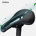 Bicycle Soft Thick Saddle Mountain Road Bike Wide Seat Cushion Road Bike Carbon Saddle Comfort Bike Saddle Ergonomic Waterproof Bicycle Seat For Road Bike Mountain Bike Seats Stevvex