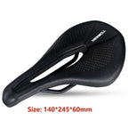 Bicycle Soft Thick Saddle Mountain Road Bike Wide Seat Cushion Road Bike Carbon Saddle Comfort Bike Saddle Ergonomic Waterproof Bicycle Seat For Road Bike Mountain Bike Seats Stevvex