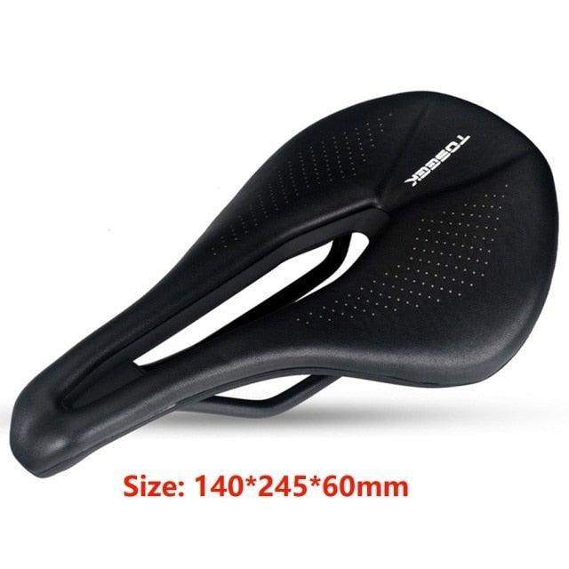 Bicycle Soft Thick Saddle Mountain Road Bike Wide Seat Cushion Road Bike Carbon Saddle Comfort Bike Saddle Ergonomic Waterproof Bicycle Seat For Road Bike Mountain Bike Seats Stevvex