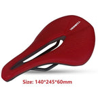 Bicycle Soft Thick Saddle Mountain Road Bike Wide Seat Cushion Road Bike Carbon Saddle Comfort Bike Saddle Ergonomic Waterproof Bicycle Seat For Road Bike Mountain Bike Seats Stevvex