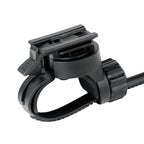 Bicycle Headlight Holder Front LED Lamp Buckle Quick Mount Release Helmet Adaptor Bracket Light Switch 360°Rotation Flashlight Mount Holder Bicycle Cycle Bike Front Torch Mount LED Headlight Holder Clip Clamp Rubber For Diameter Flashlight Stevvex