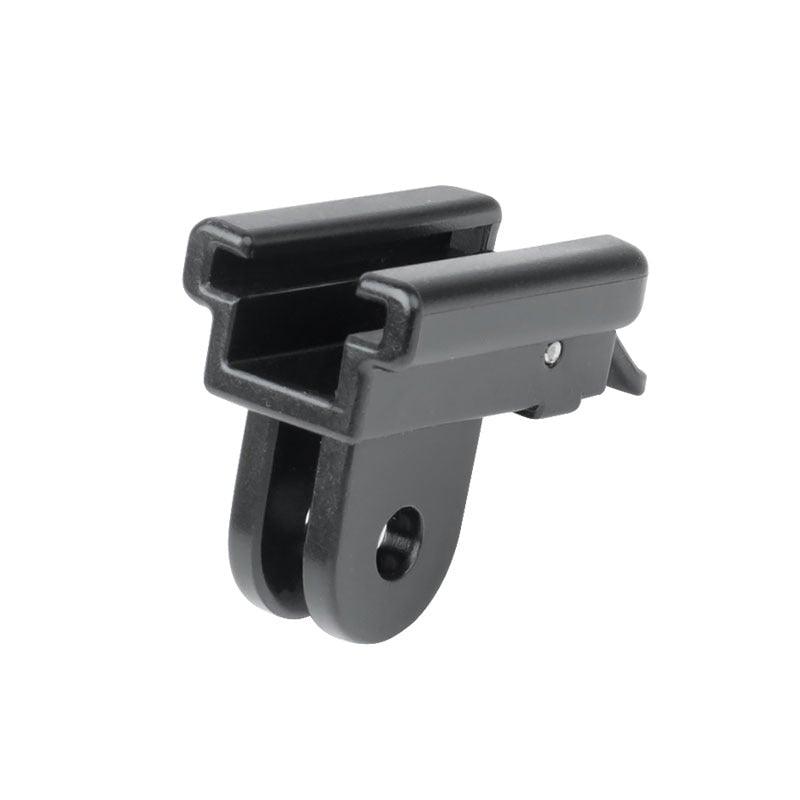 Bicycle Headlight Holder Front LED Lamp Buckle Quick Mount Release Helmet Adaptor Bracket Light Switch 360°Rotation Flashlight Mount Holder Bicycle Cycle Bike Front Torch Mount LED Headlight Holder Clip Clamp Rubber For Diameter Flashlight Stevvex