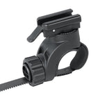 Bicycle Headlight Holder Front LED Lamp Buckle Quick Mount Release Helmet Adaptor Bracket Light Switch 360°Rotation Flashlight Mount Holder Bicycle Cycle Bike Front Torch Mount LED Headlight Holder Clip Clamp Rubber For Diameter Flashlight Stevvex