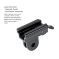 Bicycle Headlight Holder Front LED Lamp Buckle Quick Mount Release Helmet Adaptor Bracket Light Switch 360°Rotation Flashlight Mount Holder Bicycle Cycle Bike Front Torch Mount LED Headlight Holder Clip Clamp Rubber For Diameter Flashlight Stevvex