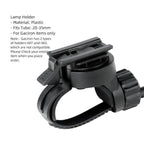 Bicycle Headlight Holder Front LED Lamp Buckle Quick Mount Release Helmet Adaptor Bracket Light Switch 360°Rotation Flashlight Mount Holder Bicycle Cycle Bike Front Torch Mount LED Headlight Holder Clip Clamp Rubber For Diameter Flashlight Stevvex