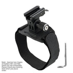 Bicycle Headlight Holder Front LED Lamp Buckle Quick Mount Release Helmet Adaptor Bracket Light Switch 360°Rotation Flashlight Mount Holder Bicycle Cycle Bike Front Torch Mount LED Headlight Holder Clip Clamp Rubber For Diameter Flashlight Stevvex