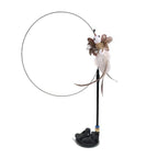 Funny Feather Bird with Bell Cat Stick Toy for Kitten Playing Teaser Wand Toy Cat Supplies Interactive Wiggle Moving Cat Kicker Toy with Plush Interactive Cat Toys Fun Toy For Cat Exercise Stevvex