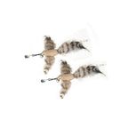 Funny Feather Bird with Bell Cat Stick Toy for Kitten Playing Teaser Wand Toy Cat Supplies Interactive Wiggle Moving Cat Kicker Toy with Plush Interactive Cat Toys Fun Toy For Cat Exercise Stevvex