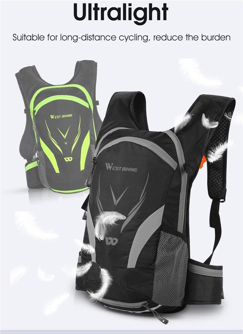 Bike Bags Portable Waterproof Backpack Cycling Water Bag Outdoor Sport Climbing Hiking Pouch Hydration Backpack  Bike Backpack  Mountain Biking Daypack Cycling Hiking Bicycle 10L Stevvex