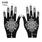 Fashion Women's Tattoo For Arm Temporary Body Paint Sticker Luxury Design For Wedding Party