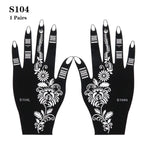 Fashion Women's Tattoo For Arm Temporary Body Paint Sticker Luxury Design For Wedding Party