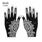 Fashion Women's Tattoo For Arm Temporary Body Paint Sticker Luxury Design For Wedding Party